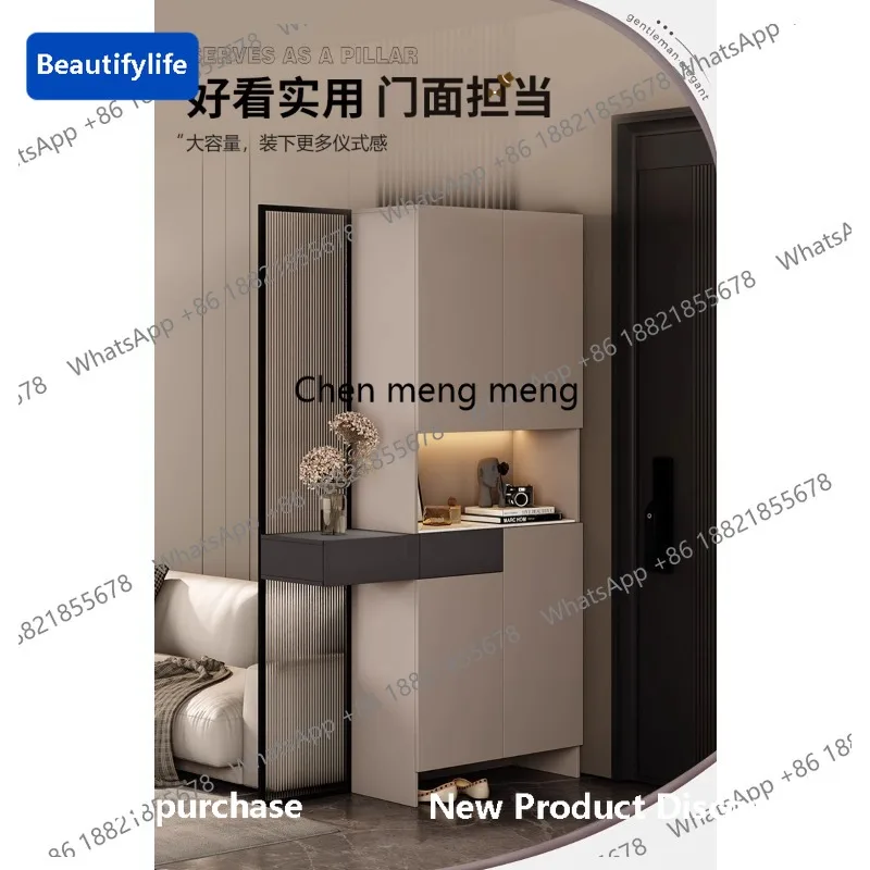 

M183 Light luxury home entrance shoe cabinet integrated facing the foyer cabinet living room door partition cabinet