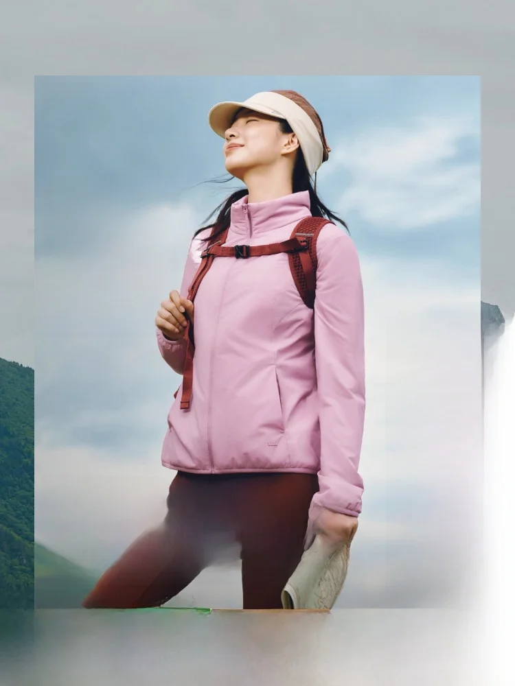 

Женская стеганая куртка Banana Le с воротником-стойкой, новинка 2025 года, ветрозащитная, приталенная, легкая, теплая, хлопковая верхняя одежда