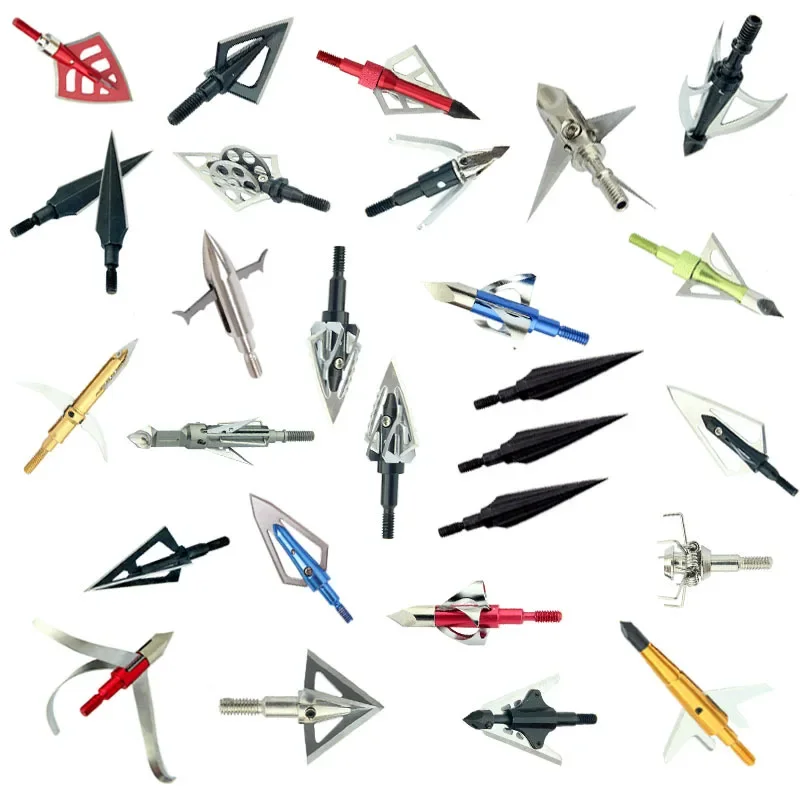 Head Arrows Broadheads for outdoor Hunting Archery Apply To Composite Bow Crossbows Recoil Shooting Arrowheads Accessories