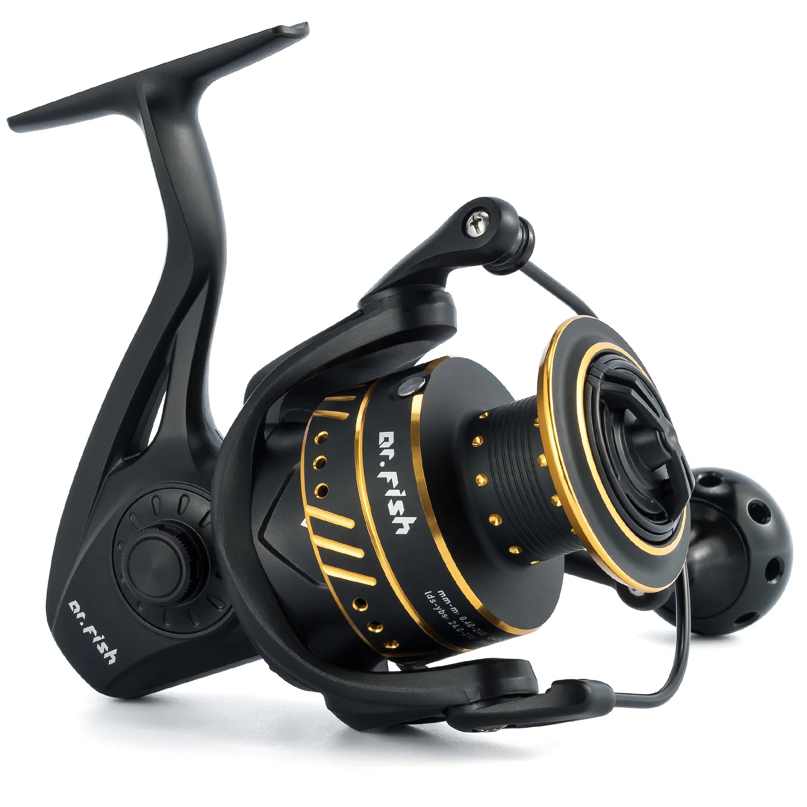 

Spinning Fishing Reel,3000-6000 Series,5.1:1,9+1BB,25Lb Max Drag,Graphite Body,Carbon Fiber Drag,Lightweight,Saltwater