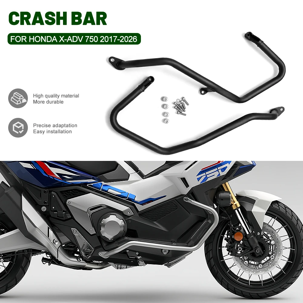 Motorcycle Highway Engine Guard Crash Bars Protect Bumper For HONDA X ADV 750 2017 2018 2019 2020 2021 2022 2023 2024 2025 2026