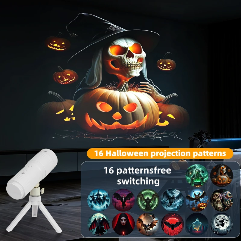 rechargeable-360-°-lampe-de-projection-de-noel-rotative-inclut-16-motifs-—-lampe-de-nuit-a-projection-d'halloween-multi-scenes