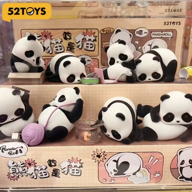 

Hot Original Panda Roll Pandas Are Also Cat Series Blind Box Ornaments Mystery Box Anime Figures Lovely Animal Model Cute Gift