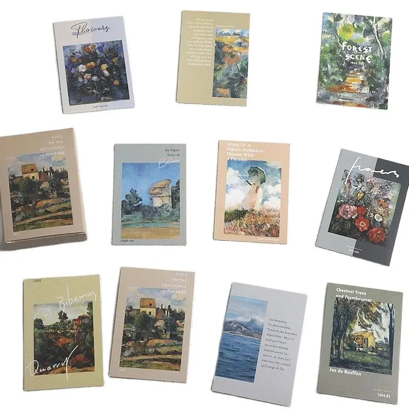 

28 Sheets/Set Between Light and Shadow Lomo Card Van Gogh Vintage Oil Painting Mini Postcards Message Card Gift Stationery