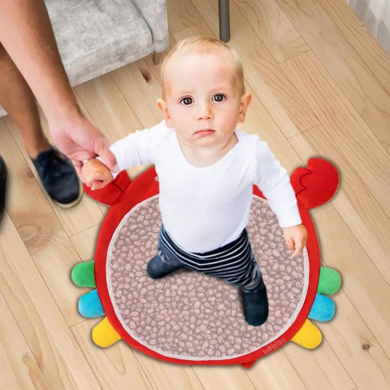 Calma para baixo brinquedos bebê pisando no saco de soja acalmar brinquedos animais de pelúcia cedo bonecas educacionais mão-olho coordenação sleep aid