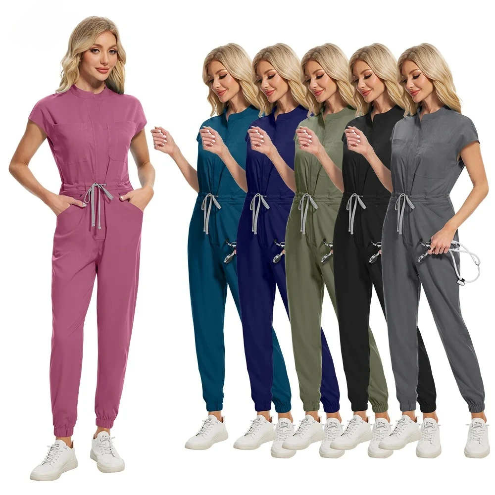 

Breathable Women's Jumpsuit - Fashionable Slim-Fit One-Piece Pants Comfort All-Day for Daily & Commute