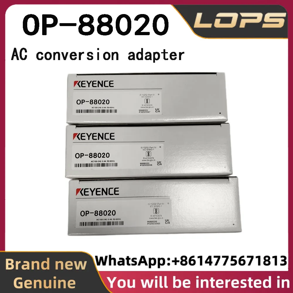 OP-88020 KEYENCE 3M static detection AC conversion adapter, Welcome to Consult.