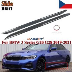 MagicKit FOR BMW 3 SERIES G20 M PERFORMANCE SIDE SKIRT EXTENSIONS LIP BLADE CARBON LOOK