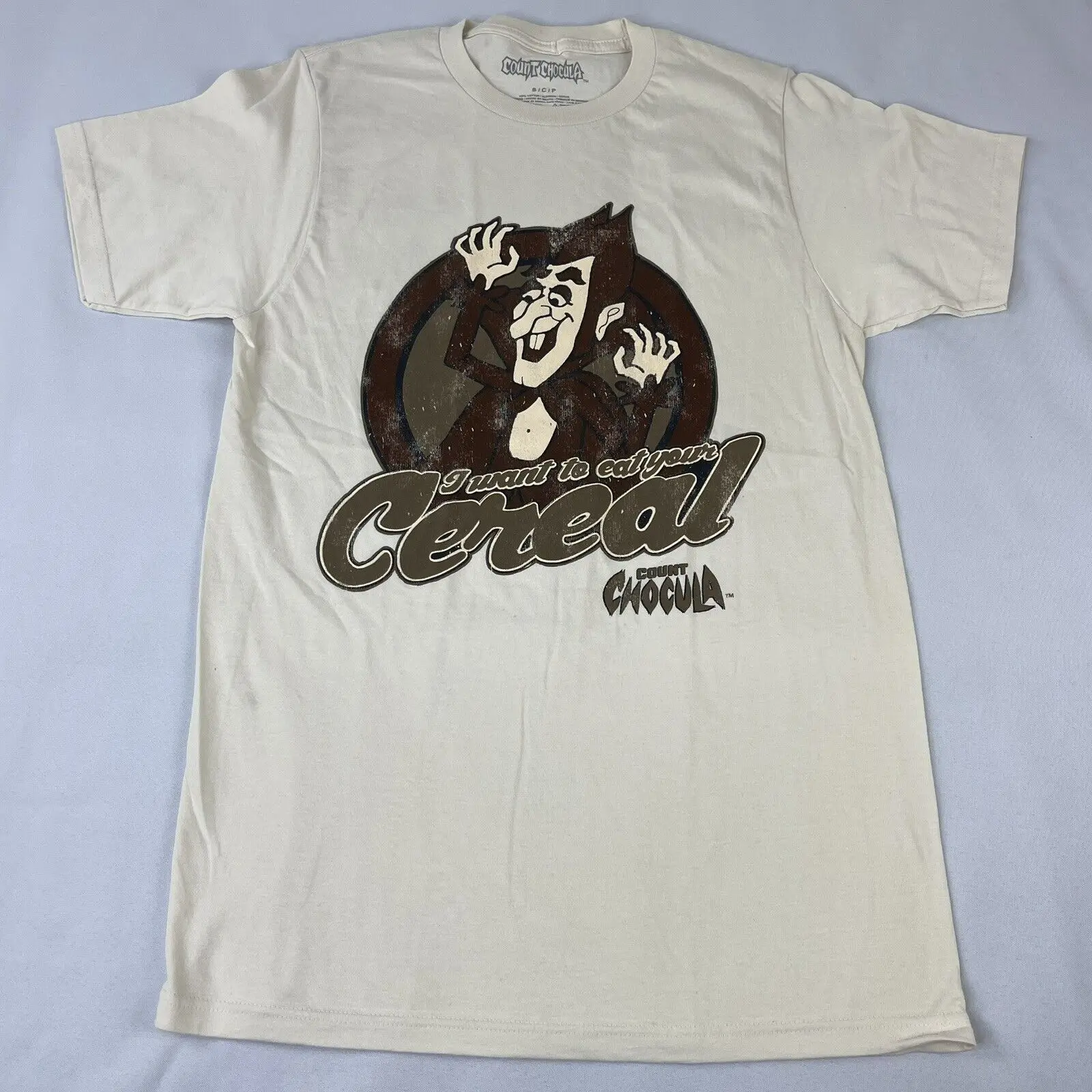 Count Chocula Cereal Graphic T-Shirt Adult Size Small