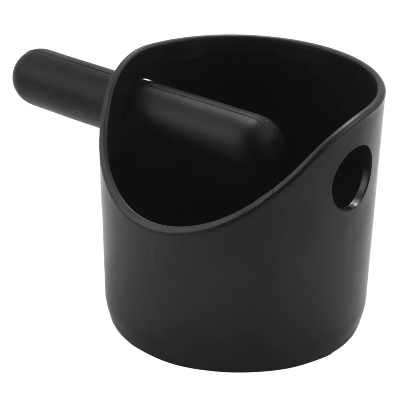 Coffee Grind Knock Box And Espresso Dump Bin (Black)-A22U