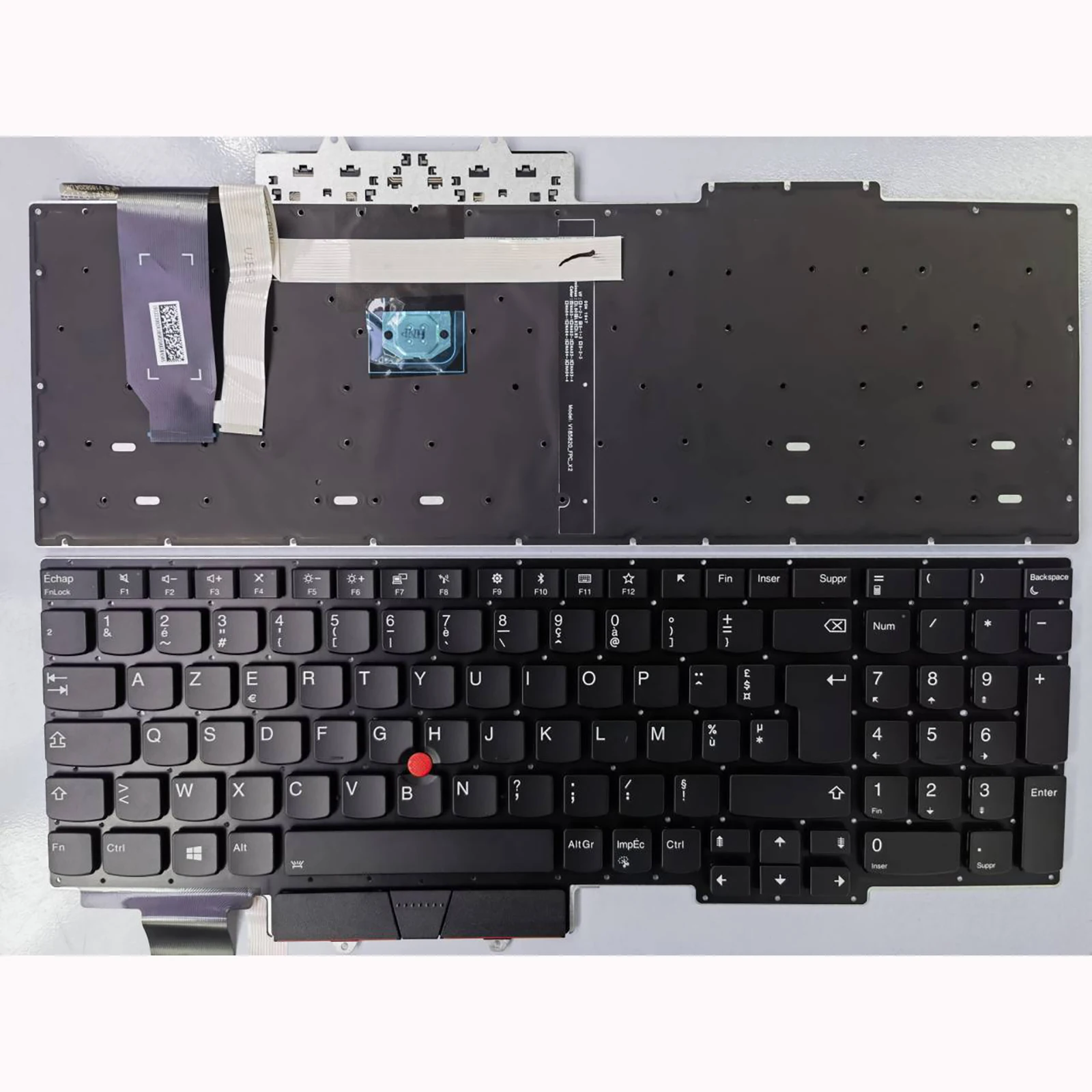 

FR Layout for Lenovo ThinkPad E15 Gen1/R15 Gen1 20RD 20RE TP00117D laptop keyboard