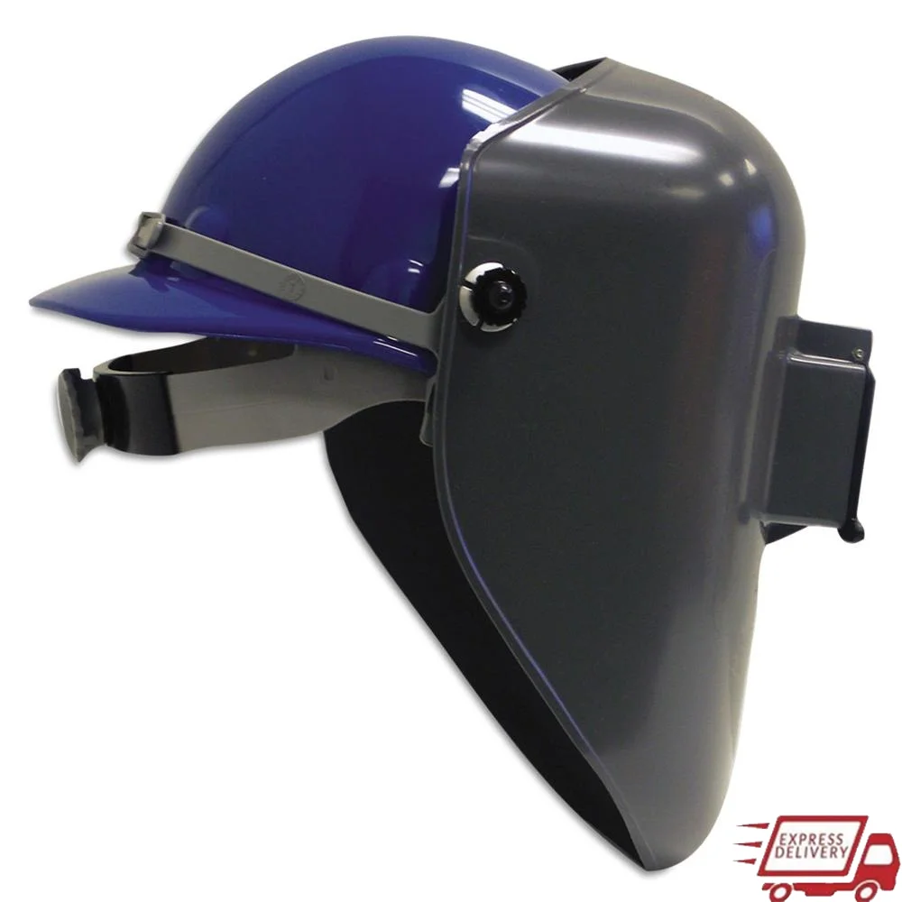 Thermoplastic Welding Helmet Shell with P-241H Shade 10 Filters and 5000 Speedy® Mounting Loop Welder Safety and Comfort