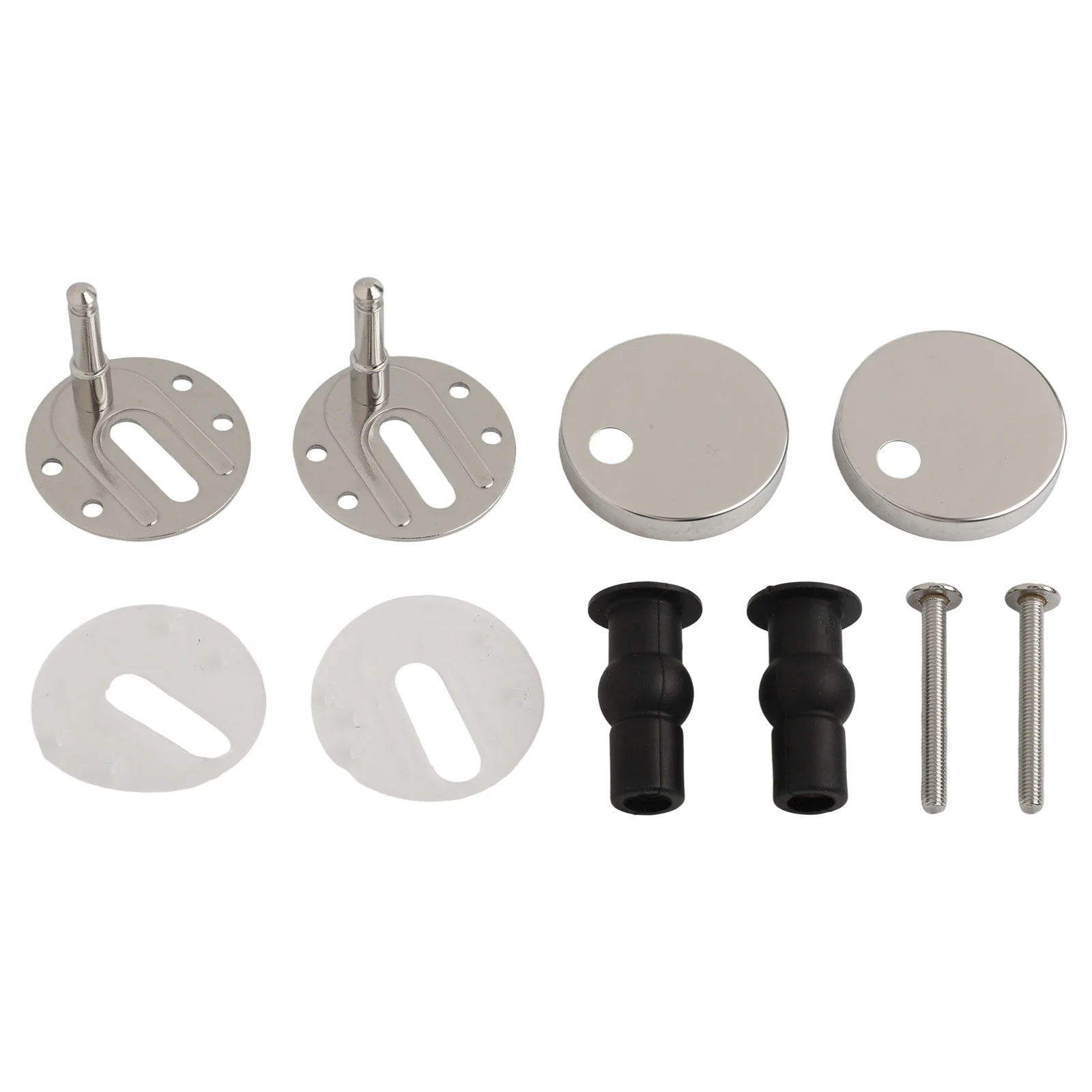 Toilet Cover Hinge Kit Mounted Accessories for 2 Pcs Convenient Design Easy Installation Replacement Home High Quality