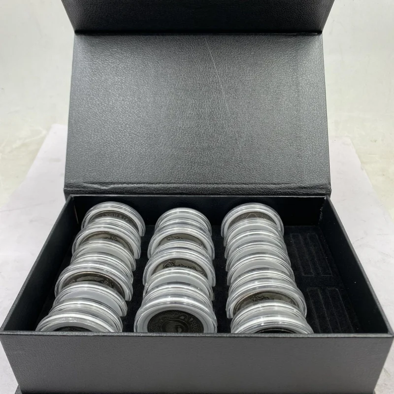 

Shanghai Guangxi Province Mint Made Silver Coins Full Set Silver Yuan Commemorative Coin Crafts Silver Coins Collection Album Fa