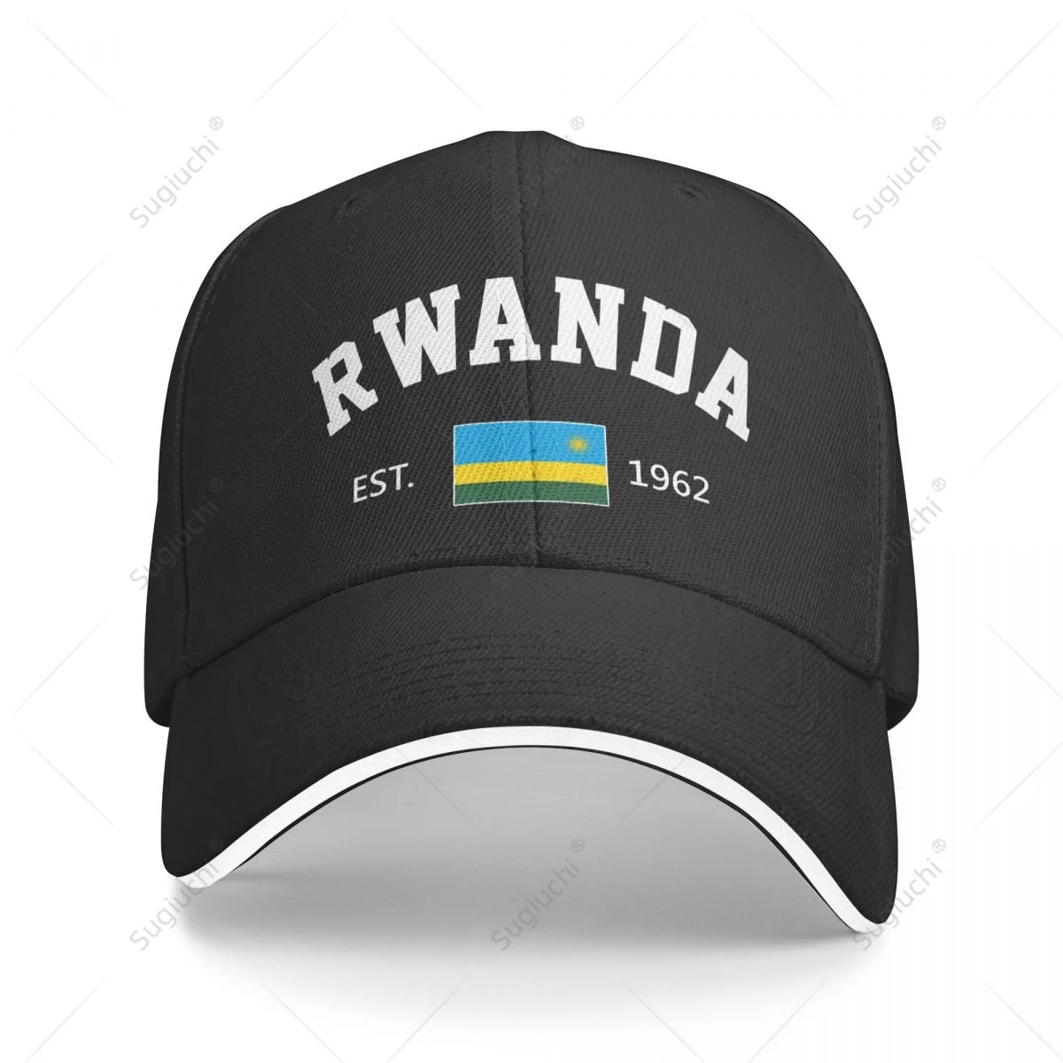 Baseball Cap Rwanda EST.1962 Independence Day Men Women Unisex Hip Hop Sandwich Caps Snapback Golf Hat Fishing