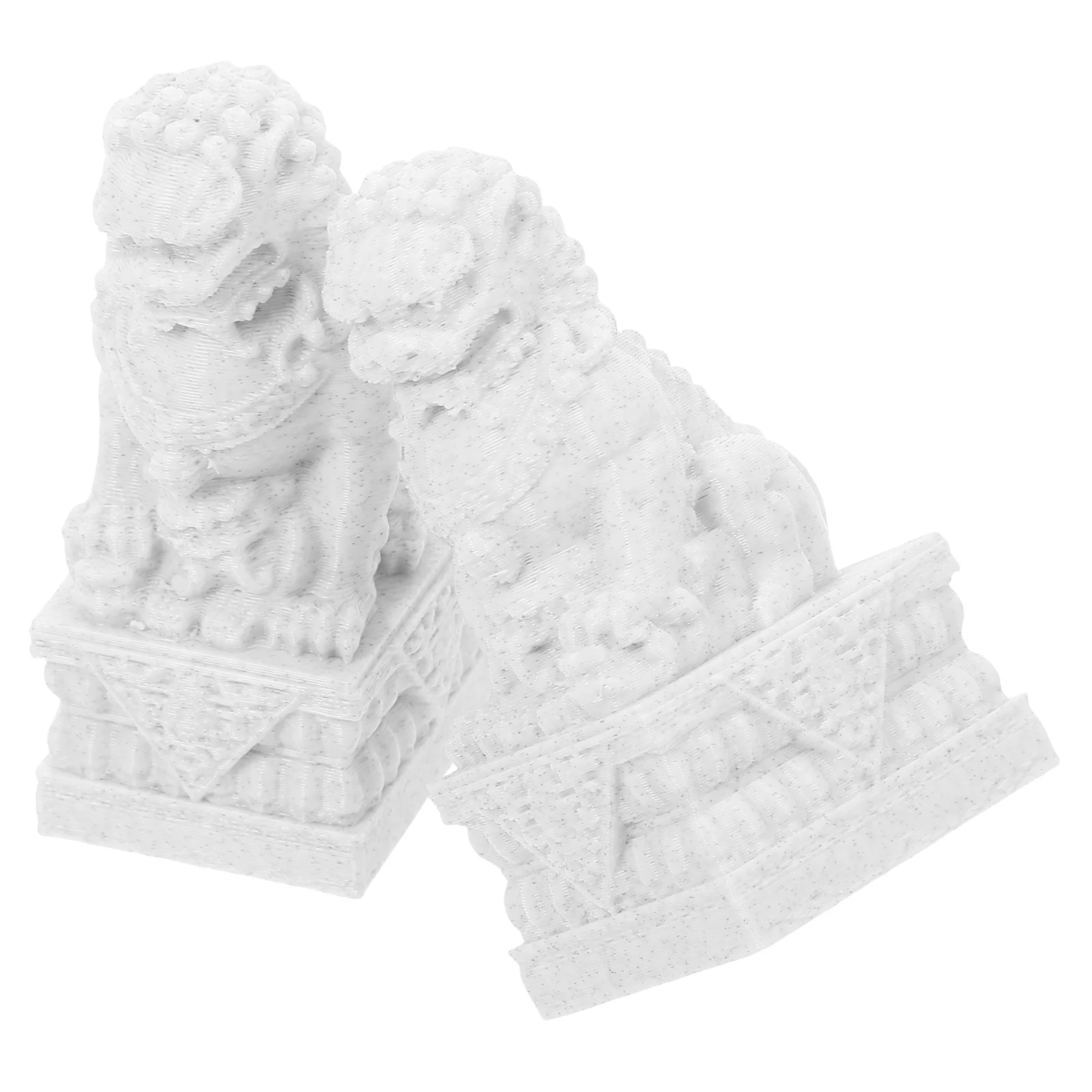 

Stone Lion Ornament Asian Fish Tank Decor Chinese Fu China Decorations for Aquarium Statue