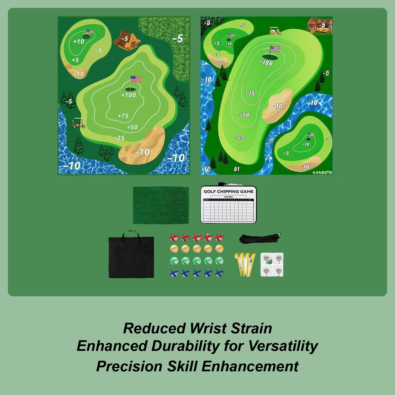 

Golf Mat Sports Exercise Tool Replaceable Golf Training Mat For Indoor Outdoor Home Backyard Range Office Lawn Garage