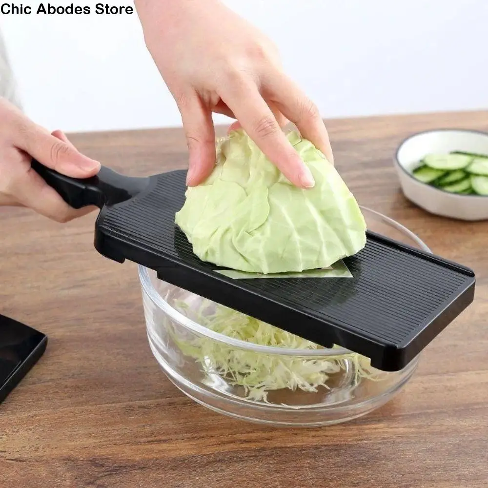 

Hand Cutter Stainless Steel Cabbage Grater Manual Plastic Handle Vegetable Shredder Multifunctional Slicing