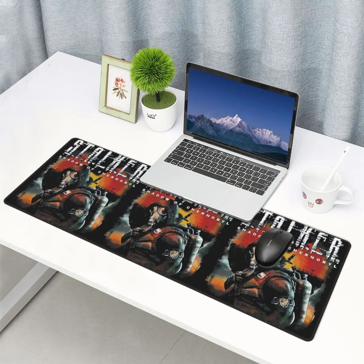 Large Mouse Pad Stalker Shadow Of Chernobyl Gamer PC Laptop Mats Keyboard Carpet Computer Gaming Office Accessories Desk Mat