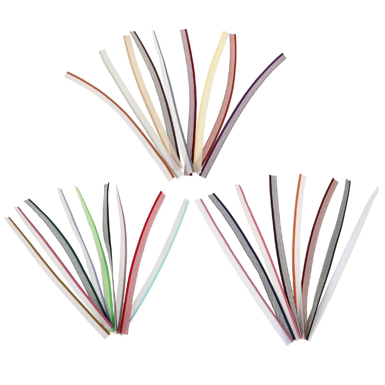 26Pcs Cotton Bookbinding Headbands 11.8 Inch Long Book Binding Endbands for DIY Repair Handmade Books Albums Craft Materials