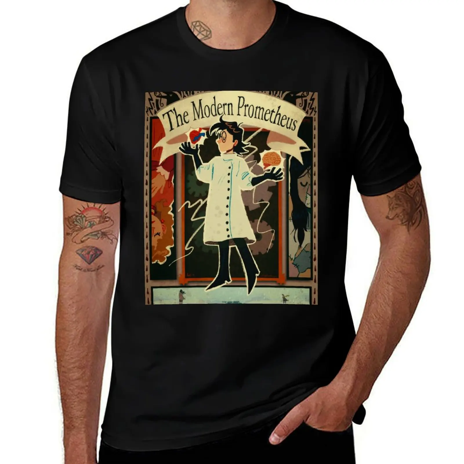 

The Modern Prometheus T-Shirt graphic shirts quick-drying rapper graphic tees tshirts for men
