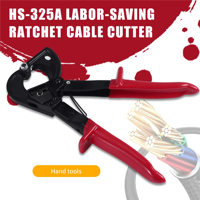 ABMO HS-325A 240Mm2 Ratcheting Ratchet Cable Cutter Germany Design Wire Cutter