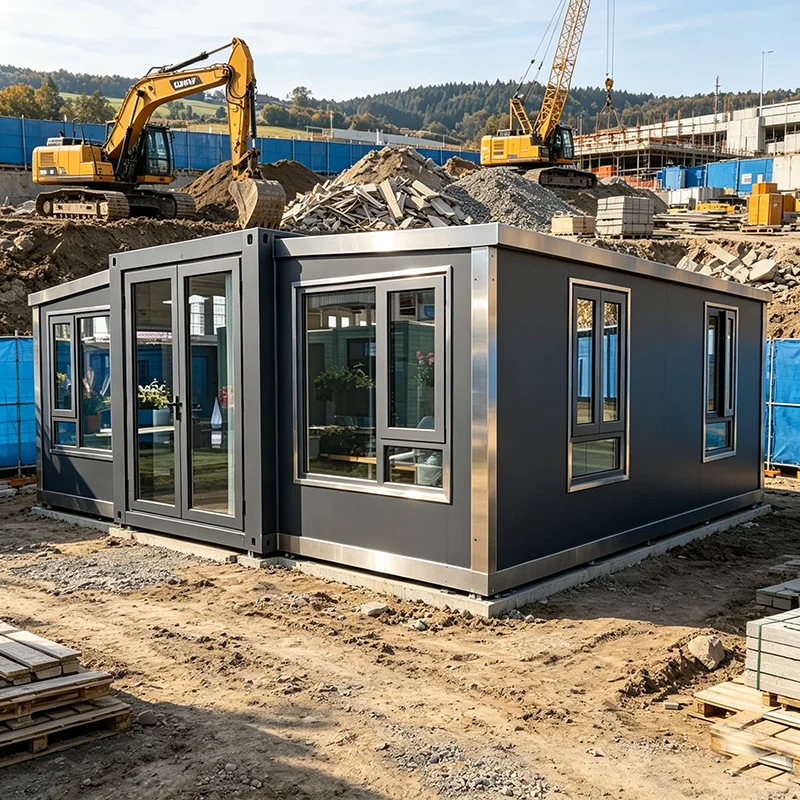 Simple Foldable 20ft Container House Farm Agricultural Drone Storage Room Portable Modular Prefab Cabin For Modern Smart Farming