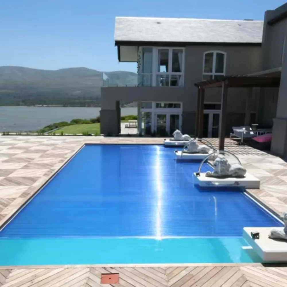 Automatic Pool Cover for Clean Water Outdoor Swimming Pool Safety Cover Retractable Pool Enclosure System