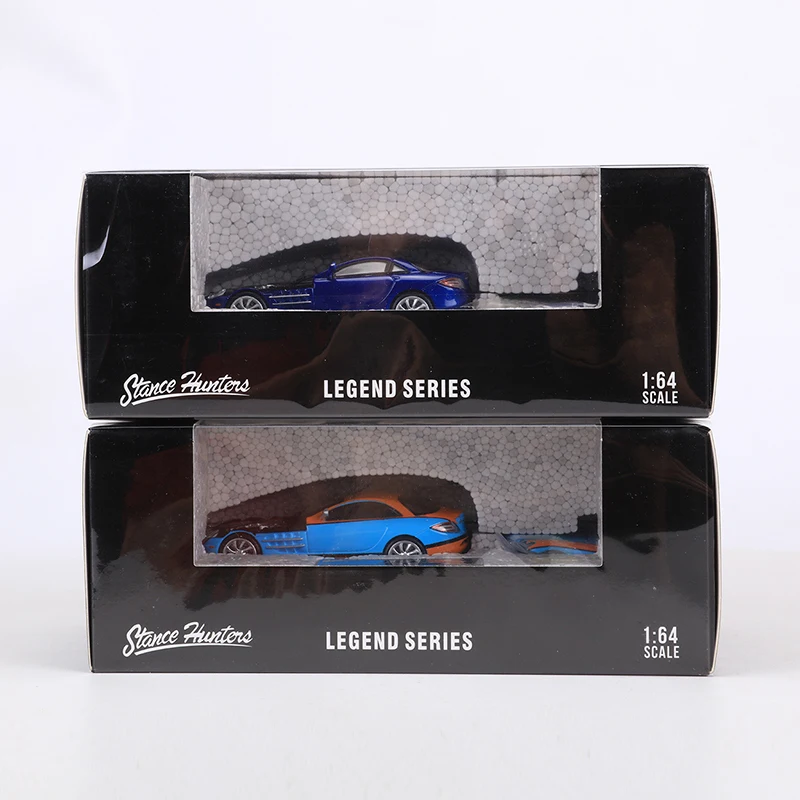 Stance Hunters SLR Alloy Model Car, pode abrir a tampa do motor, 1:64