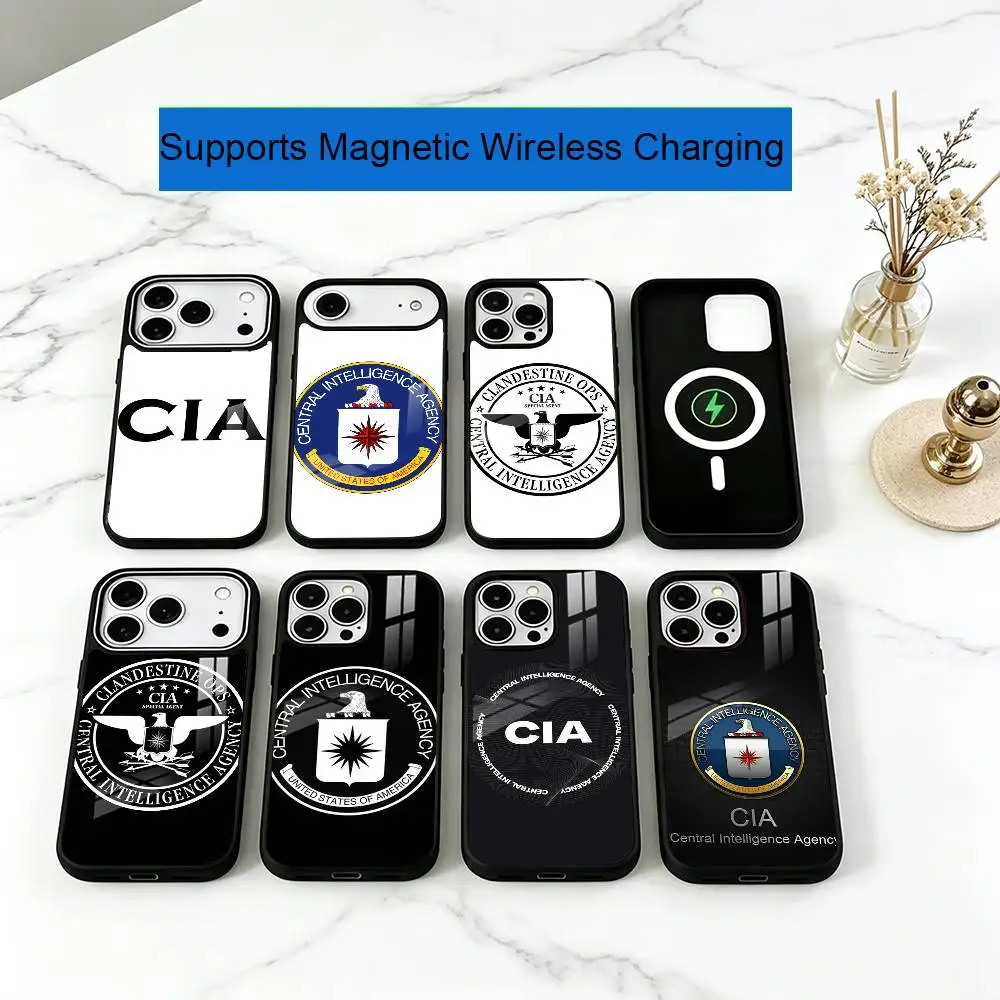 C-CIA Phone Case For iPhone17,16,15,14,13,12,11 Plus,Pro Supports Magnetic Wireless Charging
