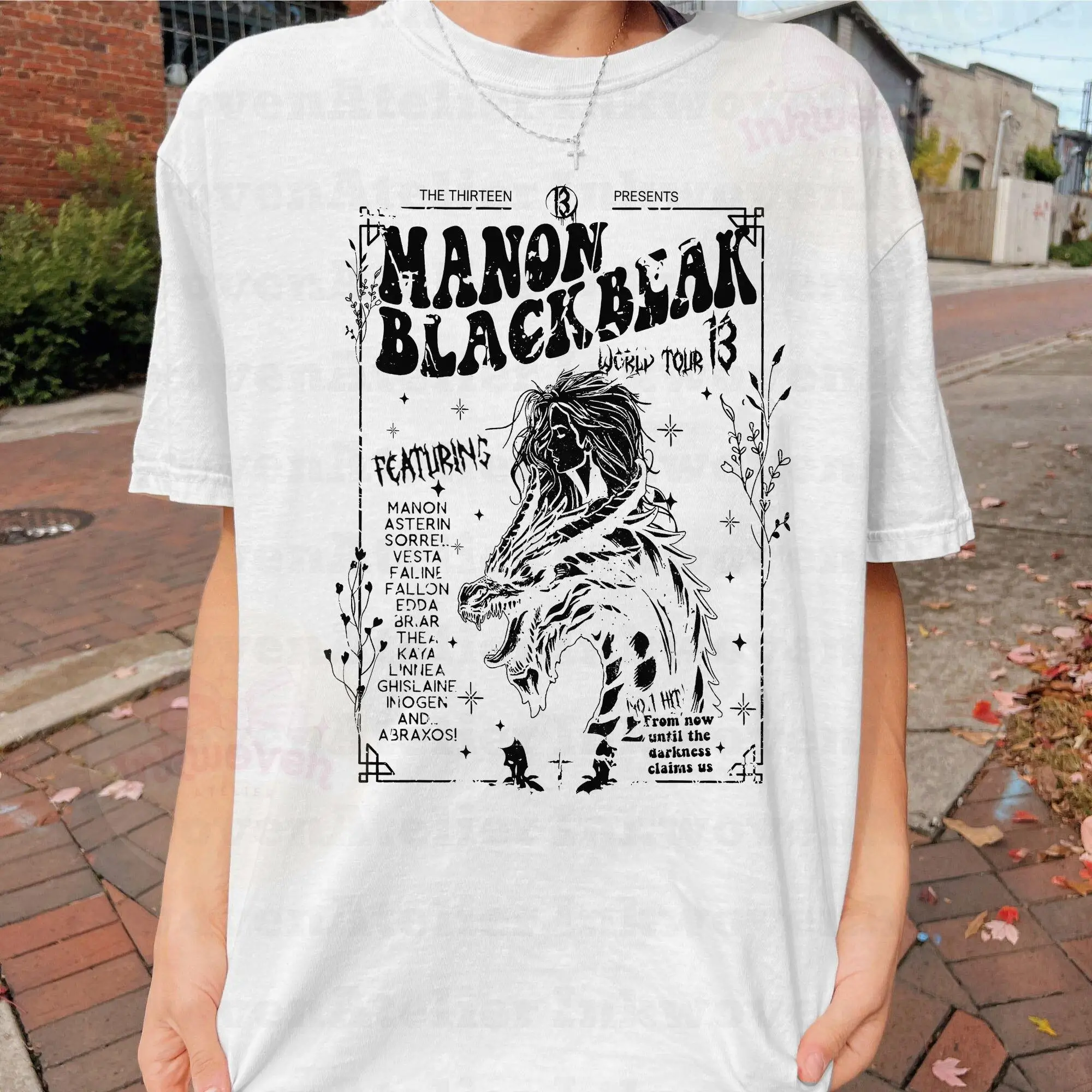 Vintage Manon Blackbeak Shirt, Throne of Glass Tee , The Thirteen TShirt, Abraxos Shirt, Throne of Glass Tshirt
