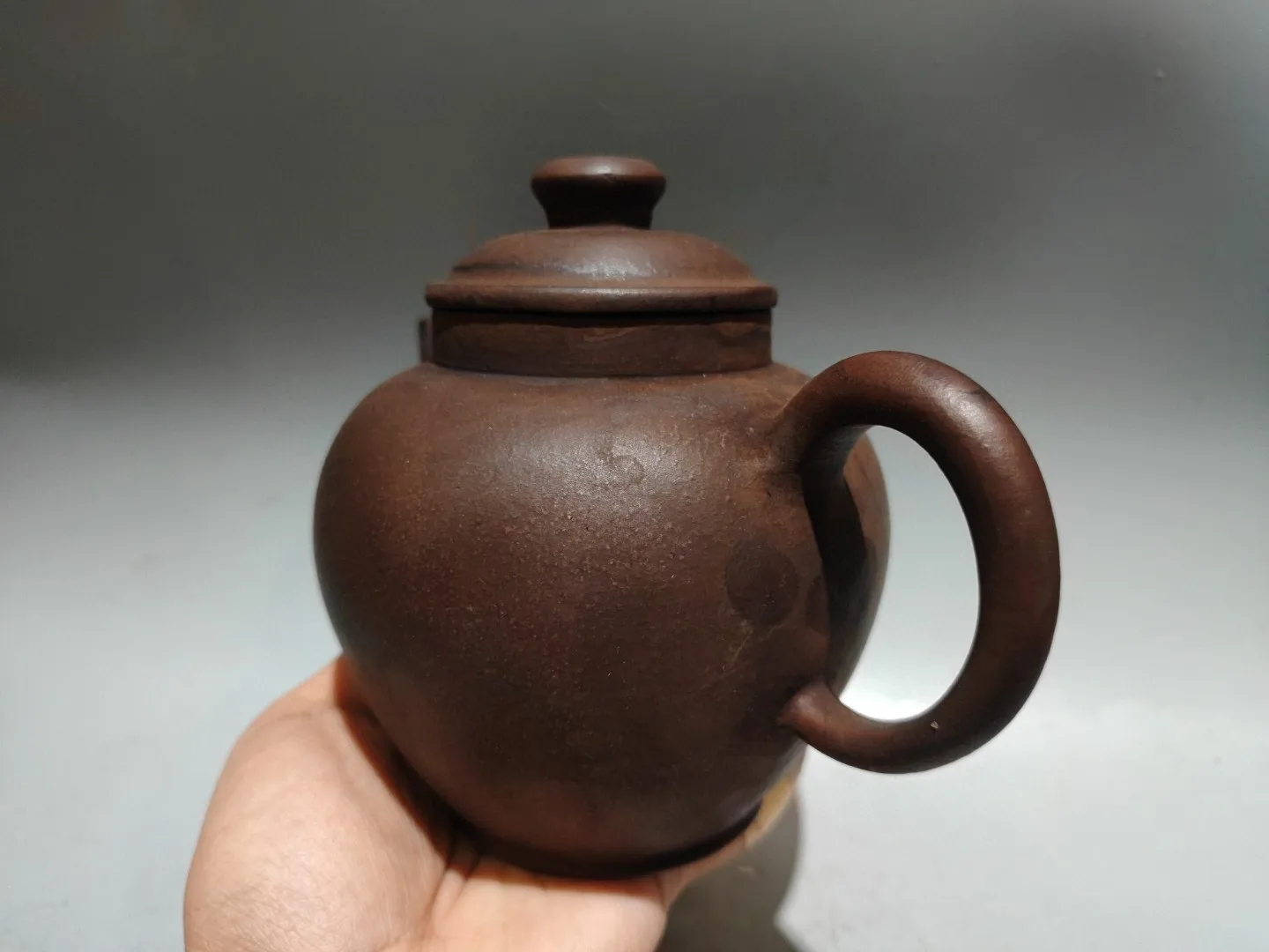 7 "الصينية ييشينغ الأرجواني الطين إبريق الشاي عالية وعاء النبيذ شكل وعاء Rongtian جمع الثروة الحلي غلاية إبريق الشاي حفل الشاي