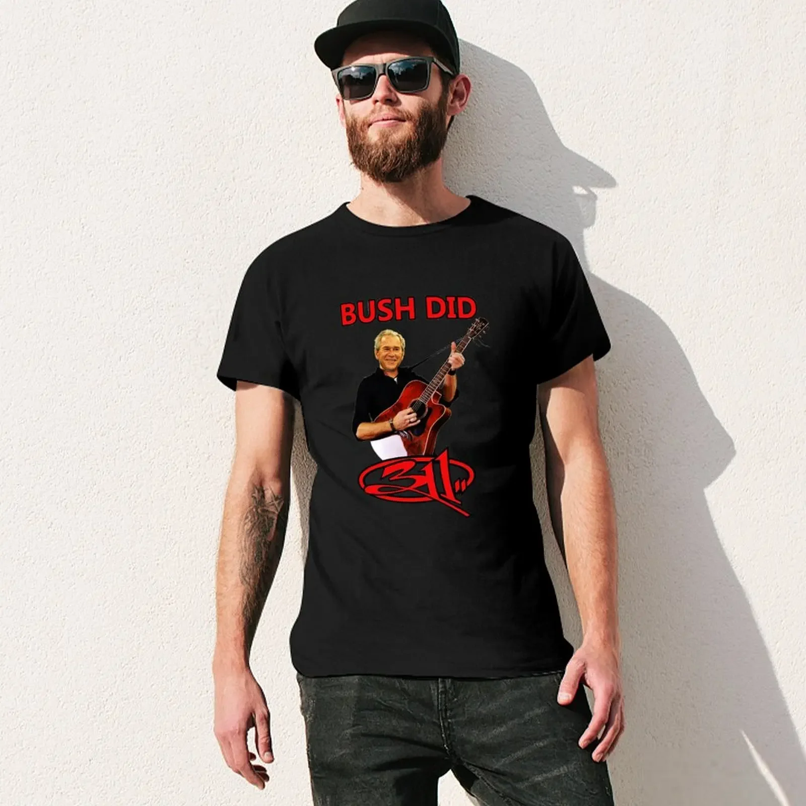 Bush-did-311 Classic T-shirt blacks graphics tees mens vintage t shirts