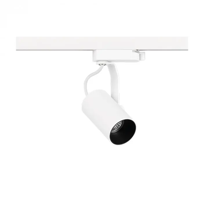 FLOW Mini Dicroica Rail Spot 12,3X9,2x5cm Aluminum White or Black-Stella SD1930 White