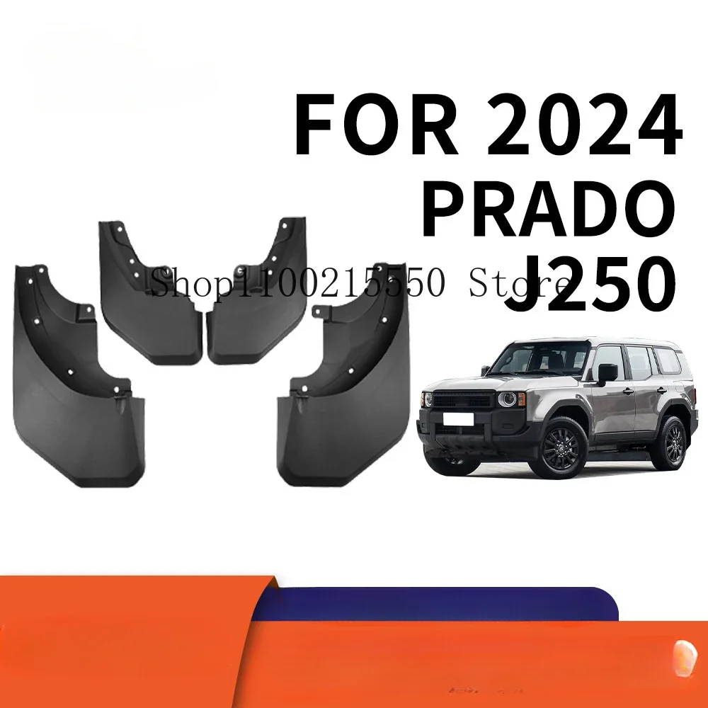 

4 шт., передние и задние брызговики для Prado FJ250 LC250 2024 2025