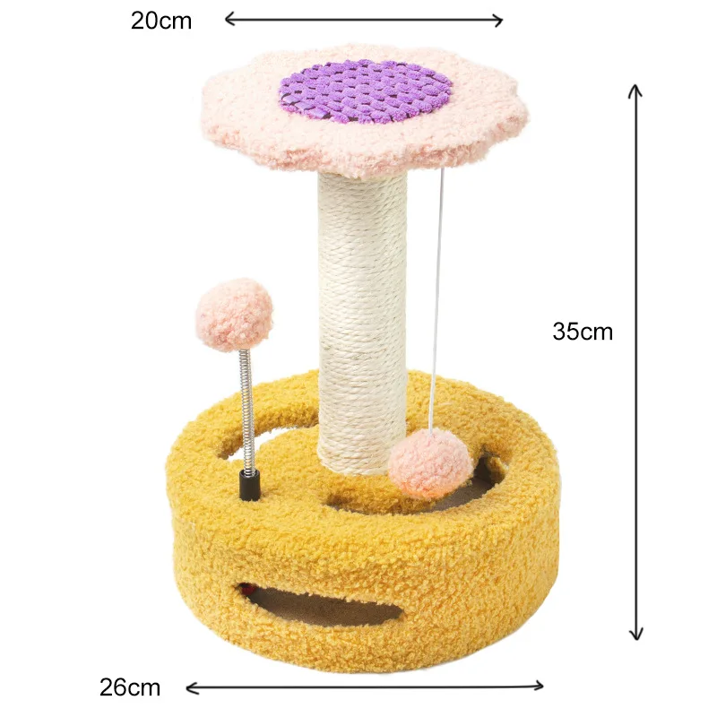 Cat Scraper Cat Tree Pet Furniture Scratching Post Cat Toy Climbing Furniture for Pet Scratcher Cat Tower Cat Accessories