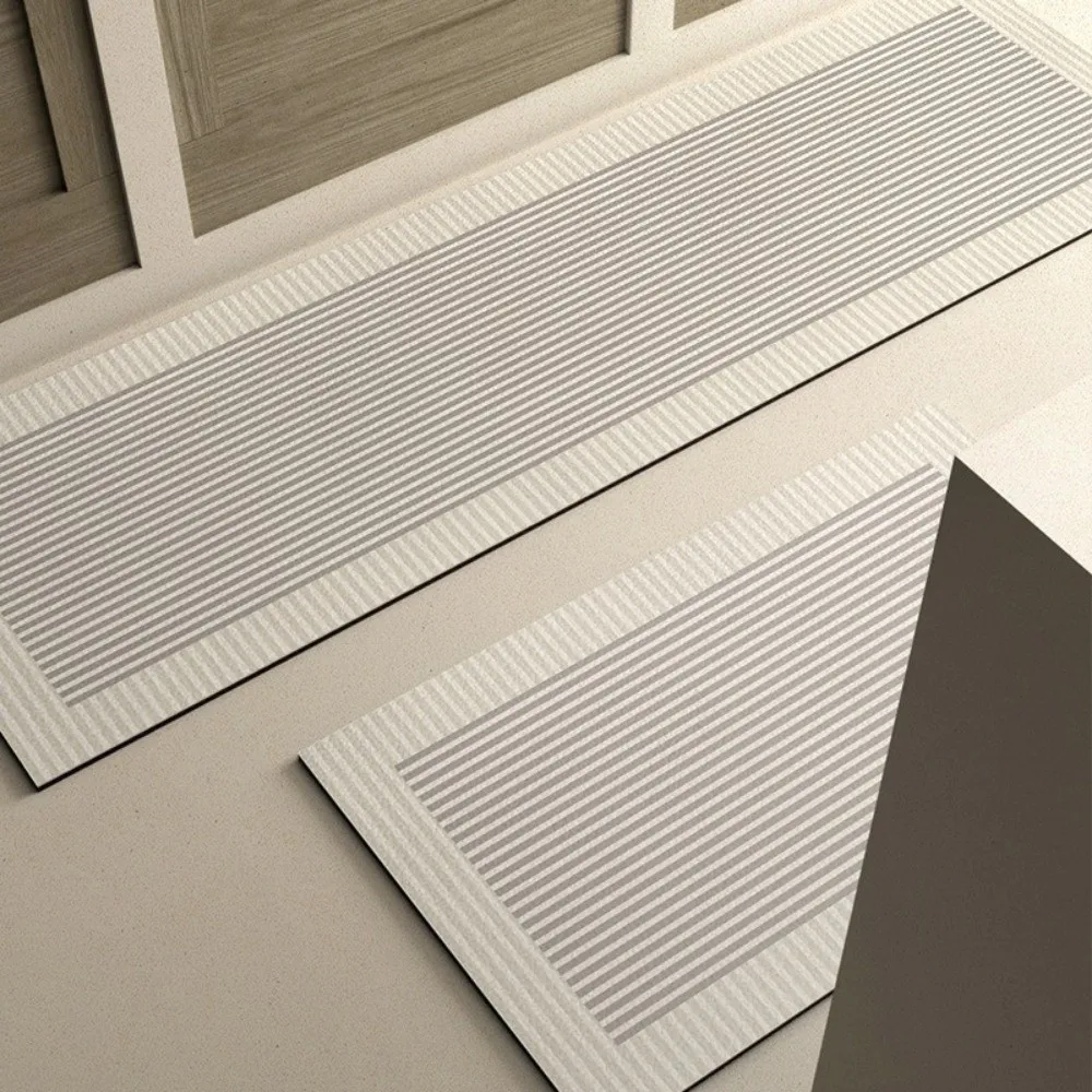 

2Pcs/Set Water Absorbent Kitchen Floor Mat Durable Wipeable Long Floor Mat Japanese Style Diatomite Mud Bath Rug Entrance