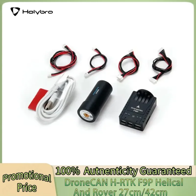 

HolyBro DroneCAN H-RTK F9P Rover / Helical High-Precision GNSS Positioning System for OpenSource Pixhawk Flight Controller