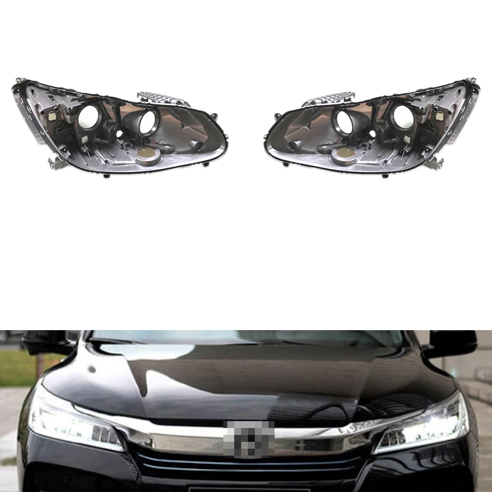 Headlight Base For Honda Accord 2016 2017 Headlamp House Car Rear Base Auto Headlight Back Support