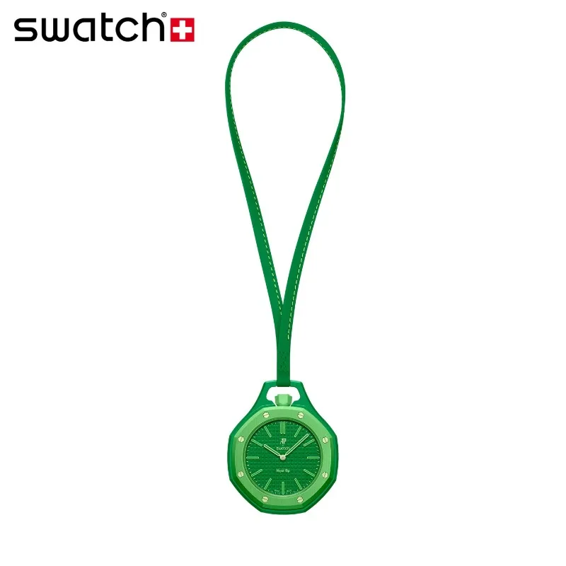 Swatch x Audemars Piguet Royal Oak Royal Pop Limited Edition Design-Inspired Light Luxury Pocket Watch SSX03G100N