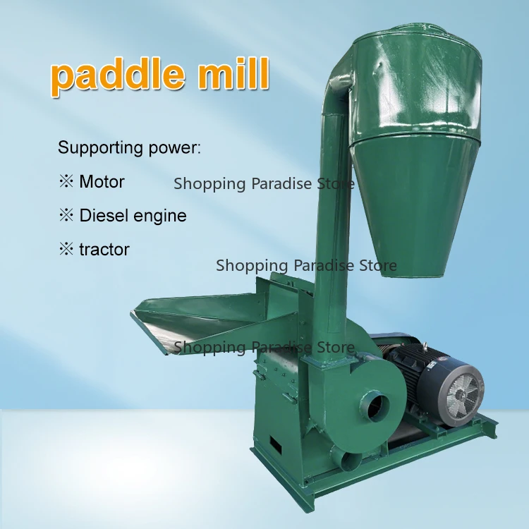 Electric Motor Pig Feed Crusher Machine 380V Wet Material Capacity 4.5 Ton/H Maize Meal Straw Bale Crusher for Agriculture
