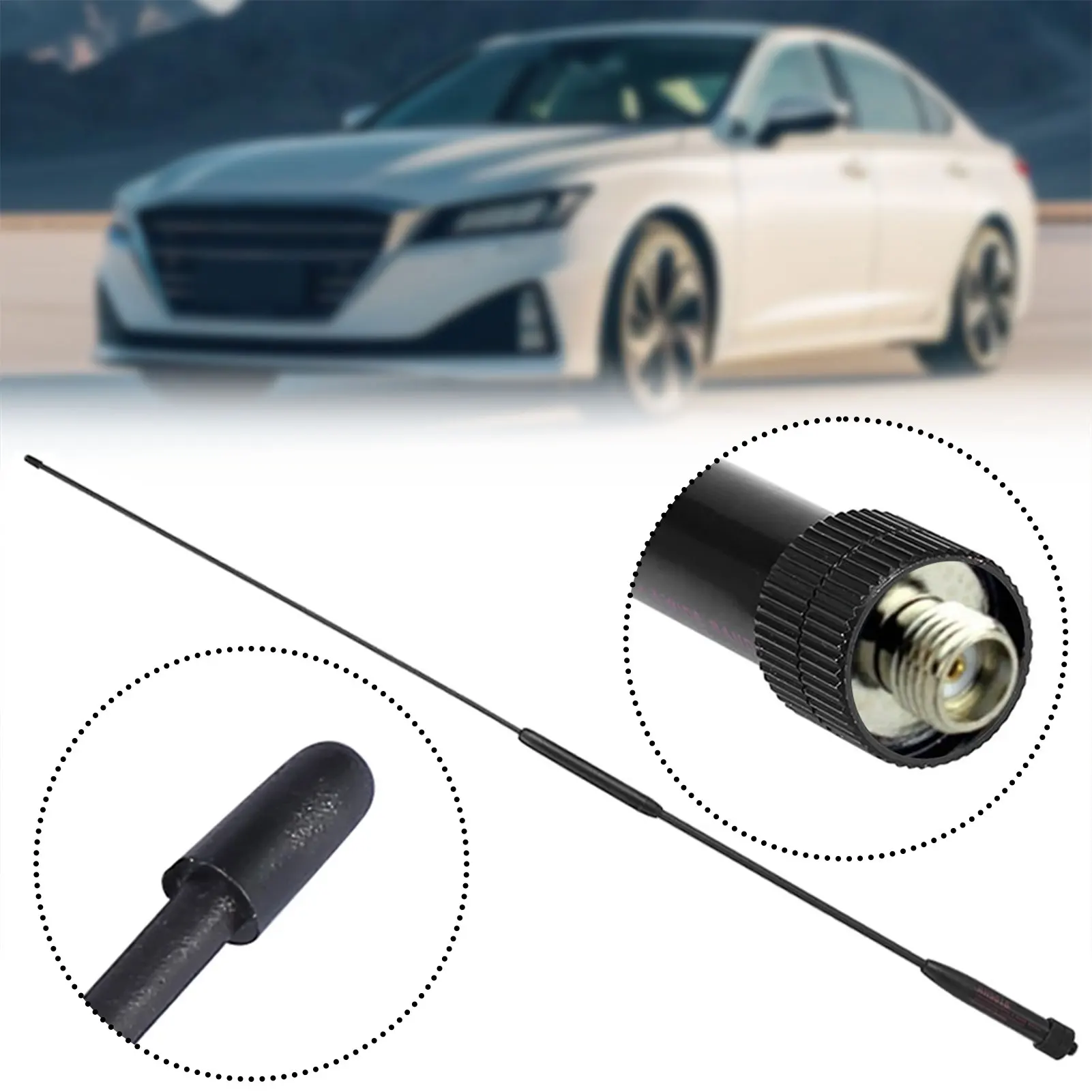 144/430MHz Dual Band Mobile Antenna Strong Flexibility Universal Two-Way Radio Parts