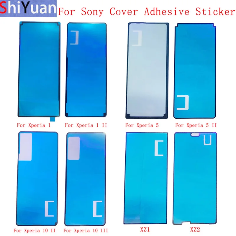 2Pcs/lot Originl Battery Cover Adhesive Sticker Glue For Sony Xperia 1 1 II 5 II 10 II 10 III XZ1 XZ2 XZ3 Adhesive Sticker