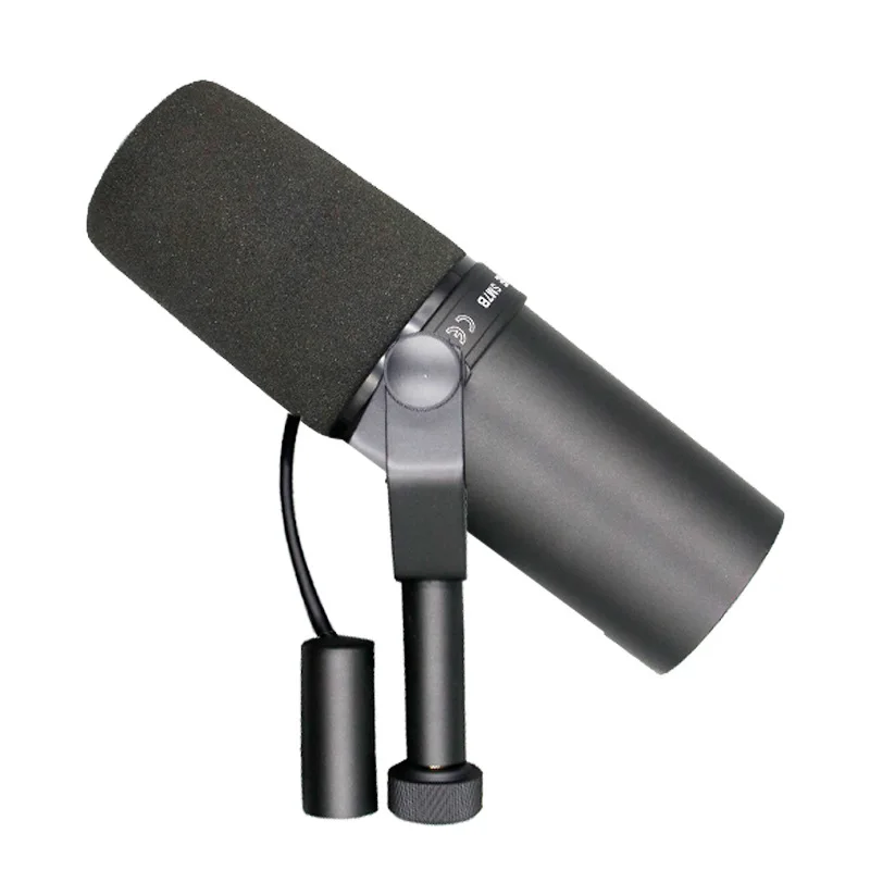 Foreign Trade Desktop Wired Dynamic Microphone Noise Cancelling Gaming Radio Commentary Live Studio XLR Metal