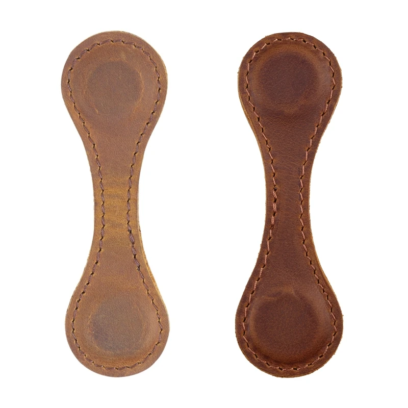 Marcador couro Marcadores página magnéticos Clipe página couro Clipe página dupla face