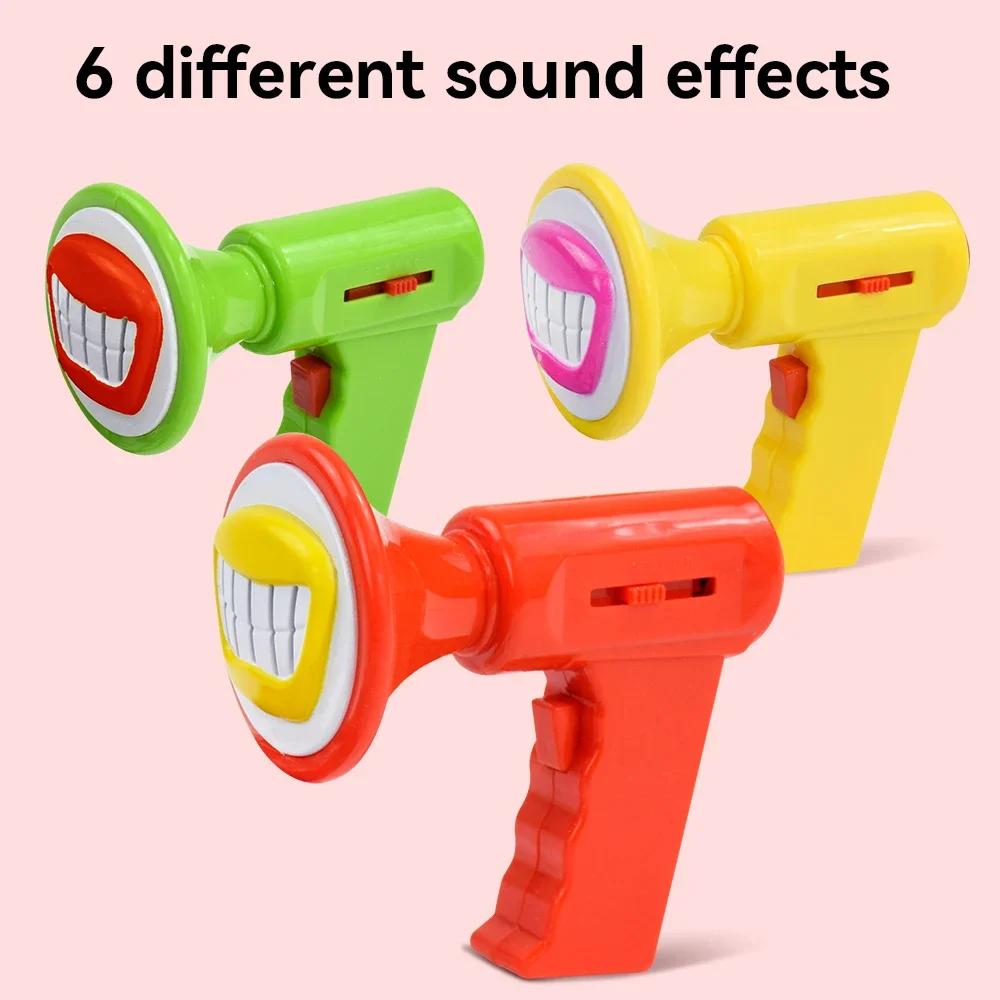 Mini Children's Voice Changing Toy With 6 Sound Effects, Role-Playing Voice Speaker Children's Handheld Amplifier Parody Kid Toy