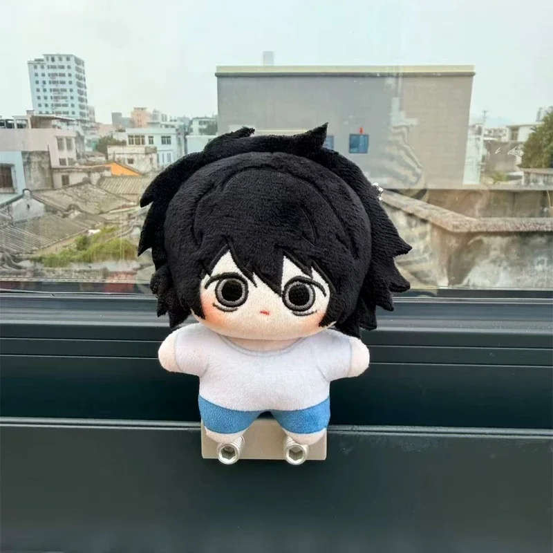 New 10cm Death Note Pendant L·Lawliet Plush Doll Keychain Yagami Light Stuffed Toy Doll Fans Collect XMAS Present Gift