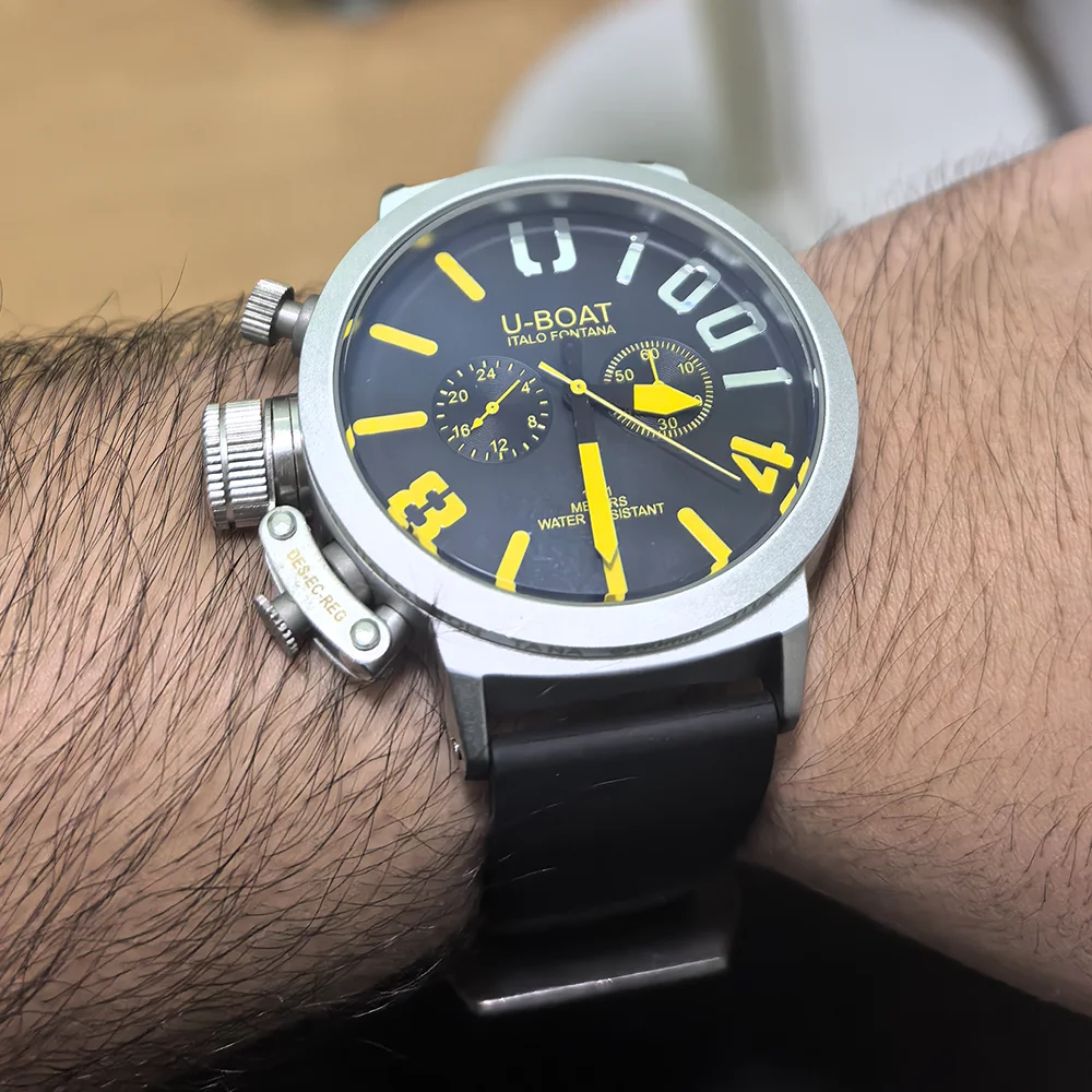 

2025 Top Sale Super U-BOAT Brand Geneva Watches For Mens Multifunction Chronograph WristWatch Business Sport AAA Male AAA Clock