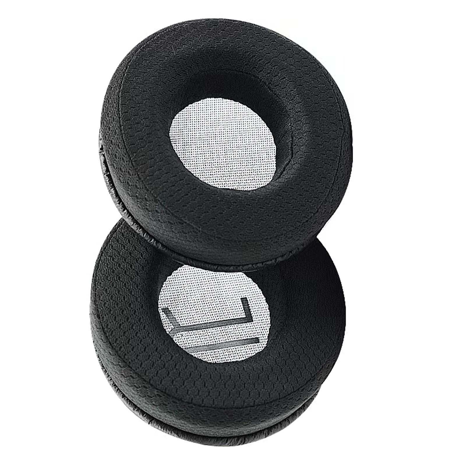 1 par de almohadillas de malla de espuma viscoelástica izquierda + derecha para auriculares Plantronics RIG 400