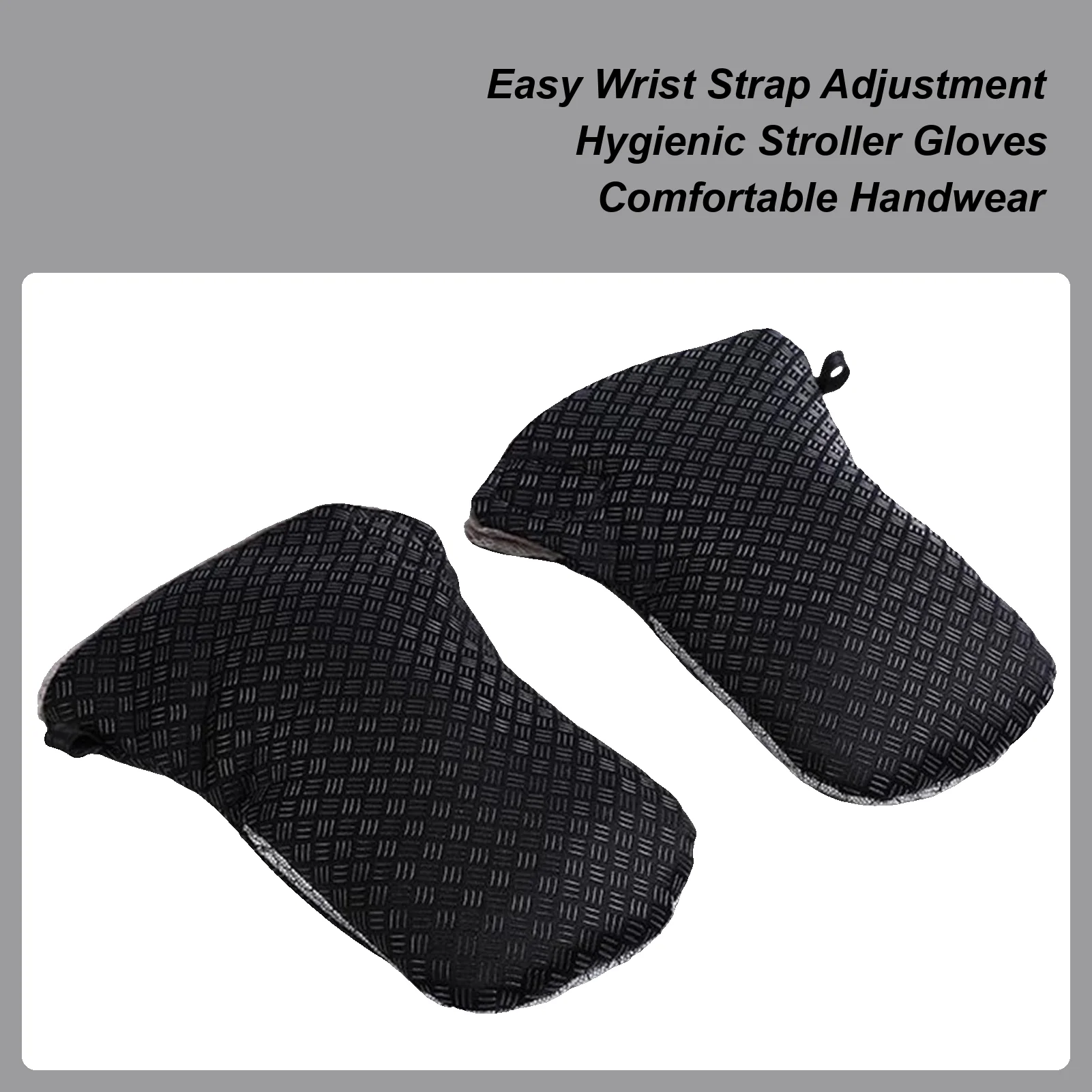 

Грелка для рук коляски, водонепроницаемые перчатки для рук, регулируемые теплые варежки для детской коляски, перчатки для покупок на открытом воздухе